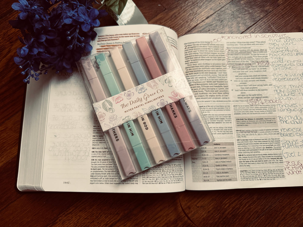 Muted Pastel Bible Study Highlighters